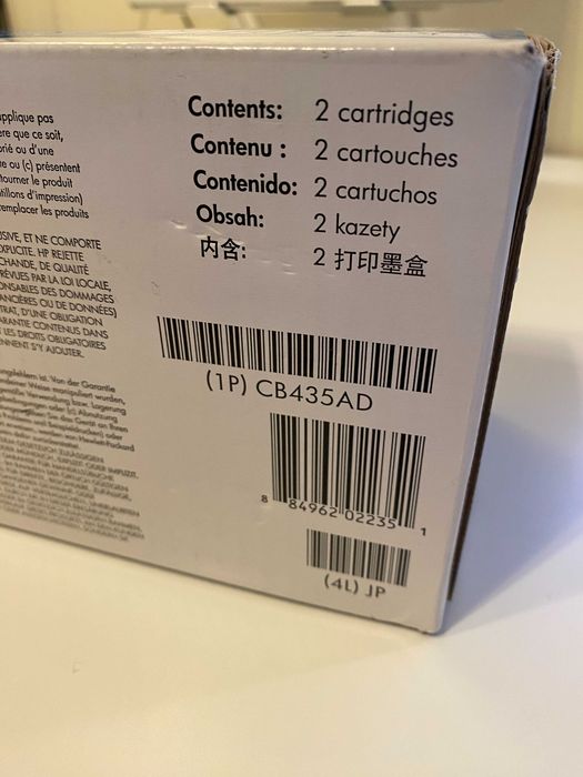 Toner HP 35A CB435A CB435AD czarny Dual Pack - (2 sztuki)