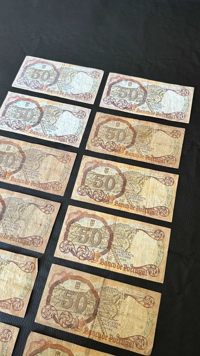 Lote 12 Notas - 50 Escudos - (1964)