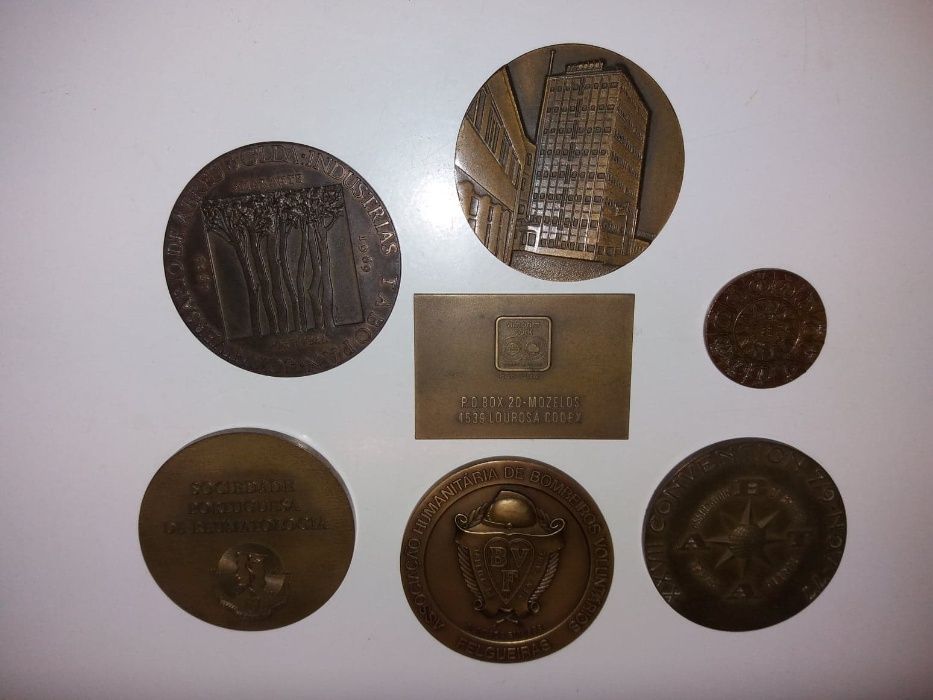 Medalhas Comemorativas em Bronze
