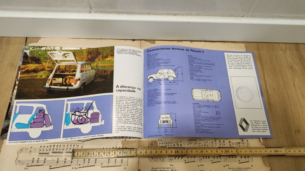 Catálogo Renault 4 Antigo