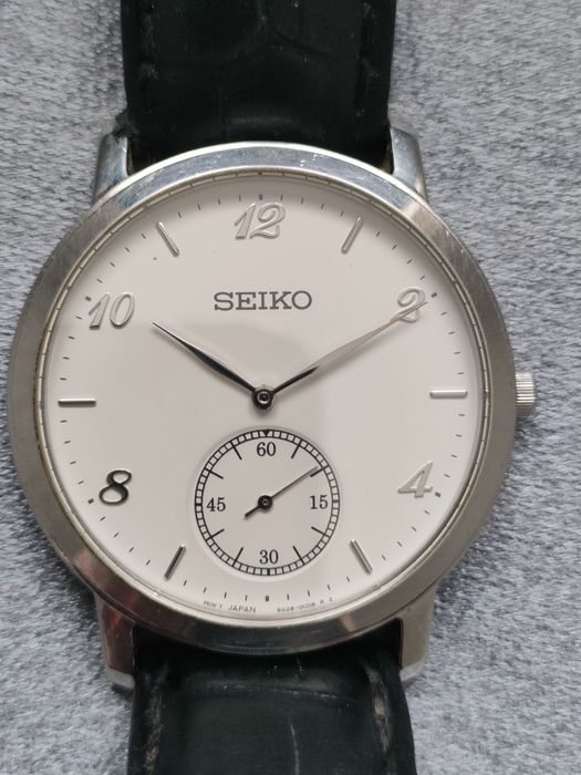 Годинник Seiko 6G28-00C0 Sapphire Crystal | Класика з малою секундою