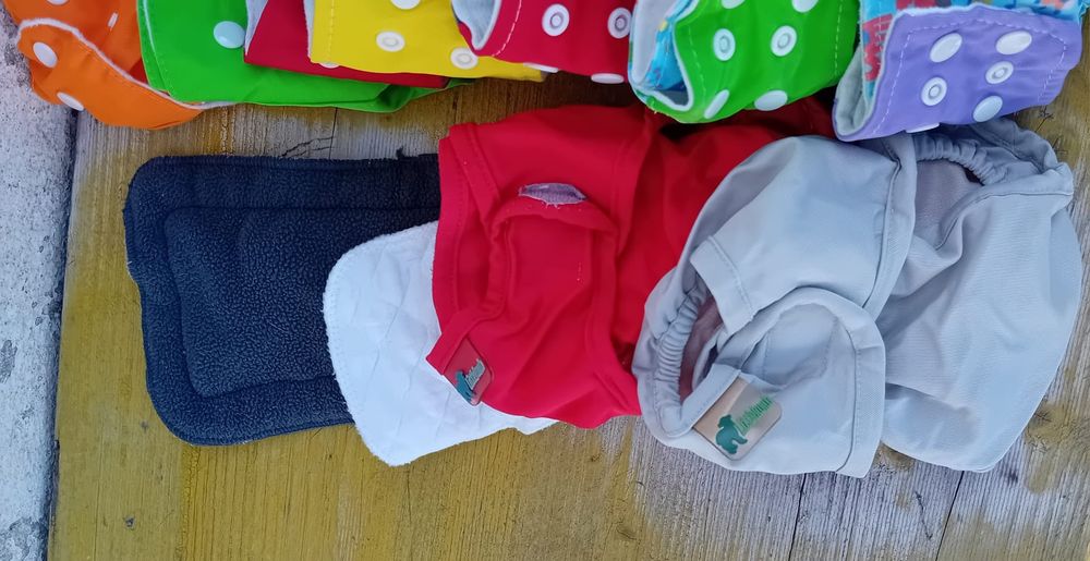 Conjunto fraldas de pano reutilizáveis + oferta