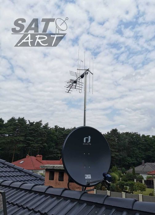 Montaż Serwis Anteny satelitarne naziemne / CANAL+/ Internet/ Starlink