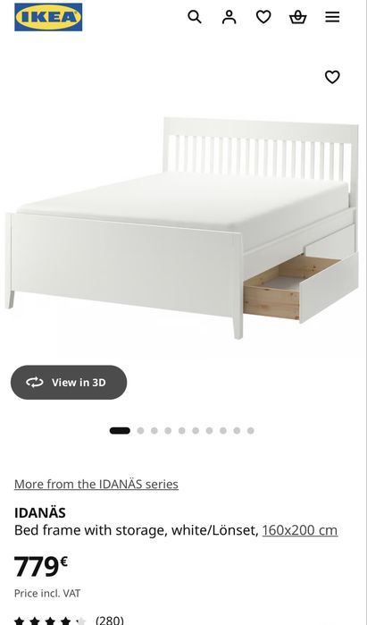 Cama 1.60 x 2.00m