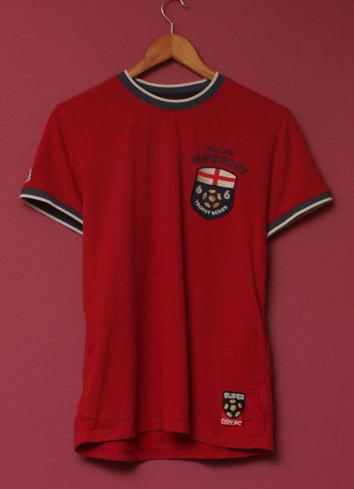 Superdry England trophy series рр S футболка из хлопка