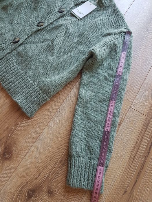 M 38 Marc O'Polo Denim kardigan damski sweter rozpinany guziki wełna