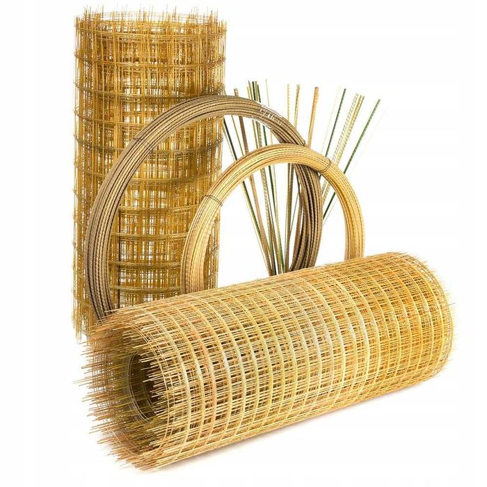 Pręt i Siatka kompozytowe | Φ 10mm | Krąg dł. 100 mb POLSKI PRODUCENT