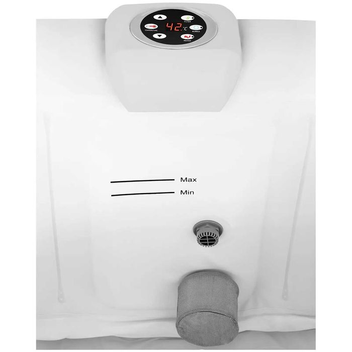 Nowe Jacuzzi ogrodowe - 600 l - 4 osoby - czarno-białe