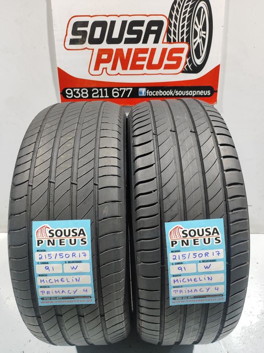 2 pneus impecáveis 205-50R17 michelin - Oferta dos portes