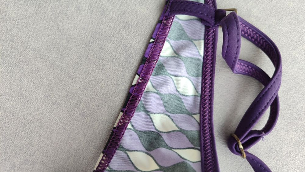 Fioletowy usztywniany stanik 75 B Verano góra stroju kąpielowego S