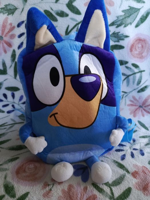 Bluey niebieski pluszowy plecak Nowy