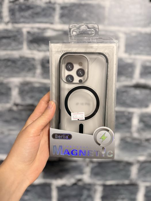 Чехол Berlia з  MagSafe для Iphone 16 pro