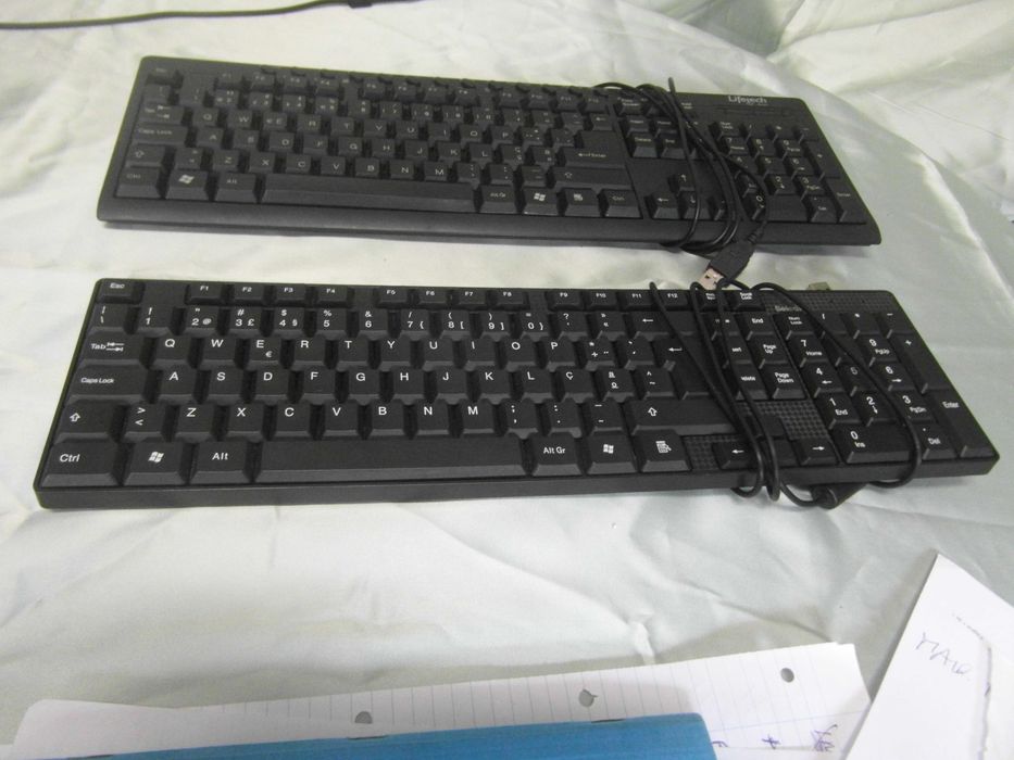 Ventilador, teclado HP com rato sem fios