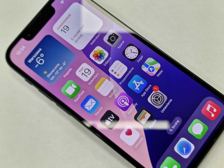 Iphone 13 Mini 256GB/ Midnight/ BAT 84%/ Grade A- + ładowarka