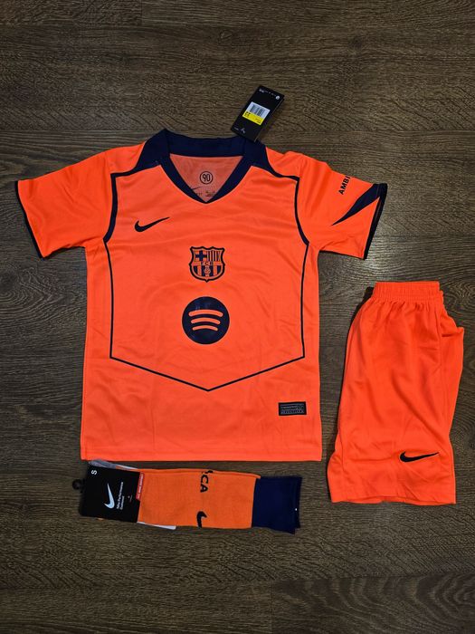 Raphinia 11 FC Barcelona 2025/2026 trzeci komplet z getrami !