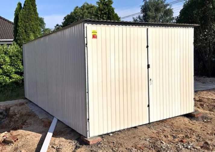 Garaż blaszany 3x5 PRODUCENT Konstrukcji Stalowych