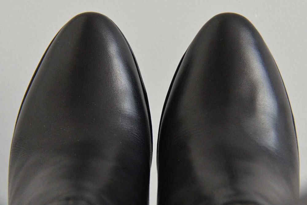 Muszkieterki Bruno Premi kozaki za kolano WYGODNY słupek skóra 100% 39