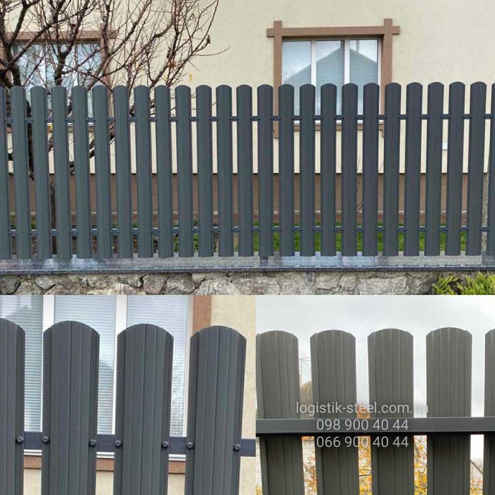 Штакетник Штахетник металевий
Евроштакетник Двухсторонний