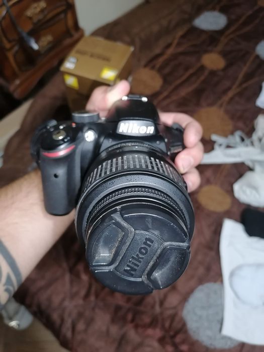 Nikon D3200 com lente 18-55 e filtro UV