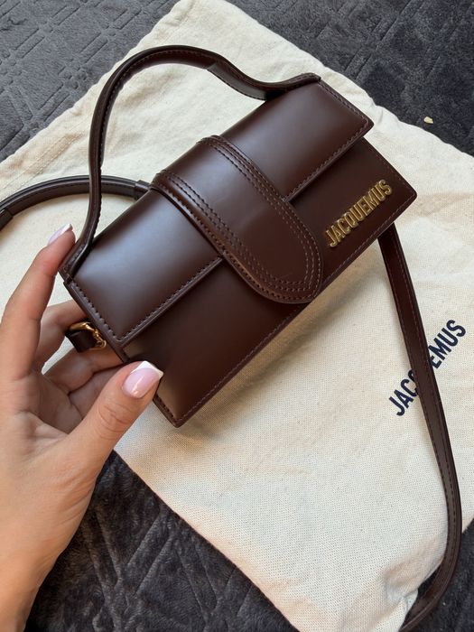 Сумка Jacquemus шоколадна оригінал