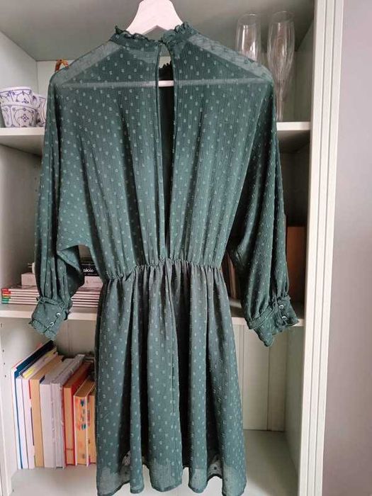 Sukienka/kombinezon Zara butelkowa zieleń r. XS