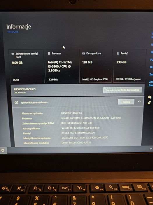 Lenovo Thinkpad X250