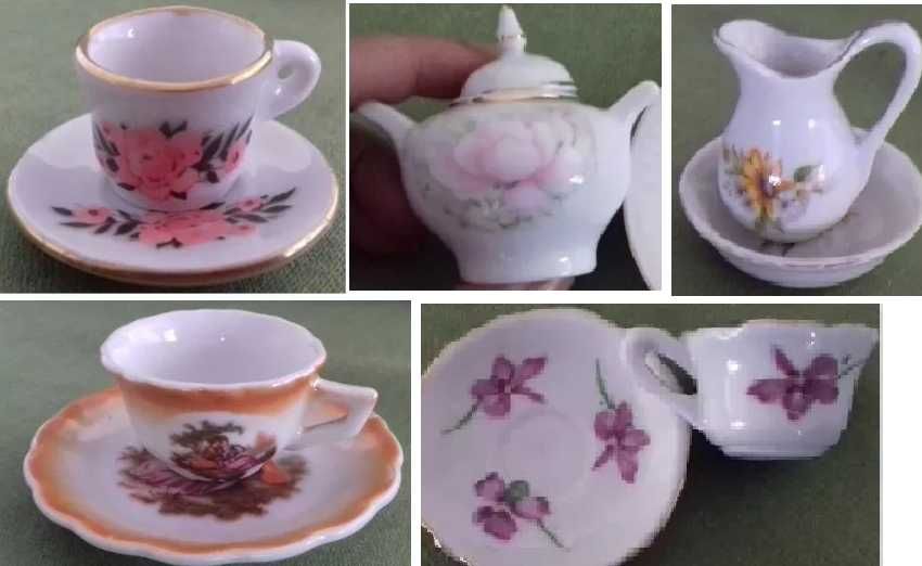 Loiça miniatura - Preços nas fotos