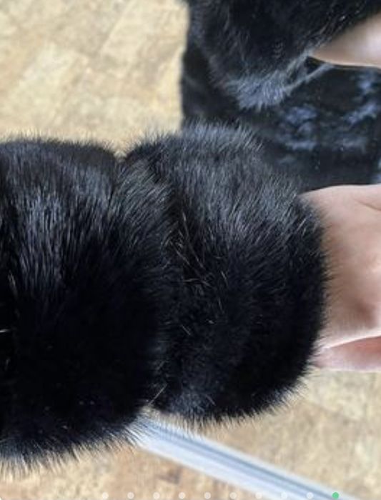 Натуральна норкова шубка + замш ,на замочку! Майже нова!