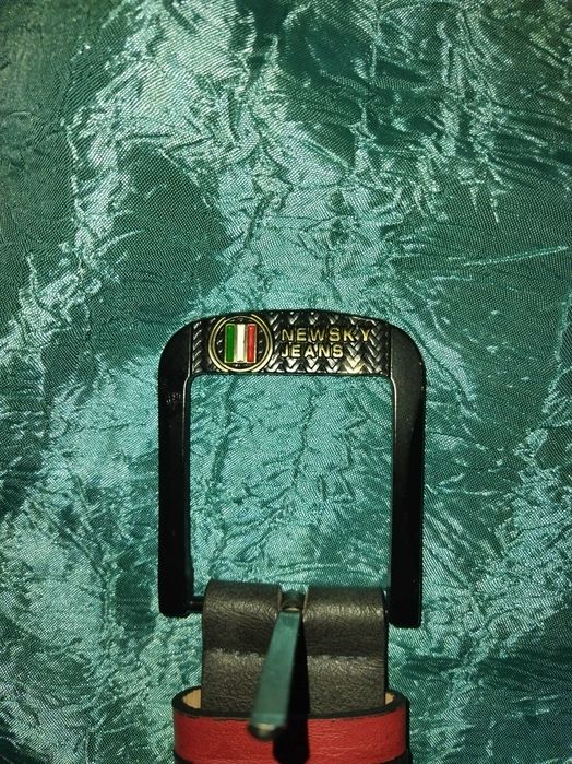 Чоловічий пасок шкіряний newsky jeans пояс ремень