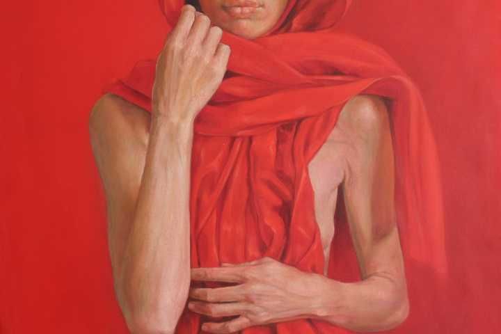 Pintura a Óleo s tecido de Oleg Radvan n.1955 Kiev Ucrânia 90x60cm