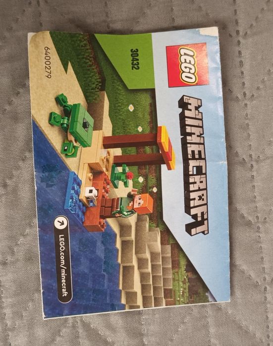 Klocki LEGO Minecraft  30432 Plaża żółwi