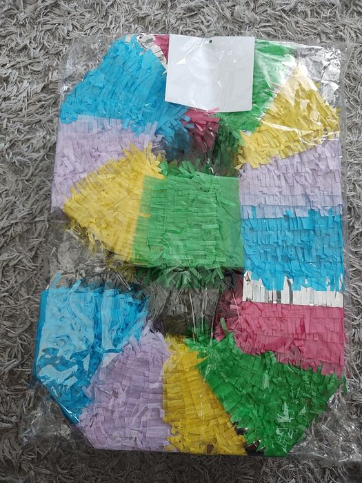 Piniata urodziny cyfra 9 uszkodzona