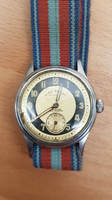 Zegarek sportowy Meva *Miba* Sport Swiss 1940r