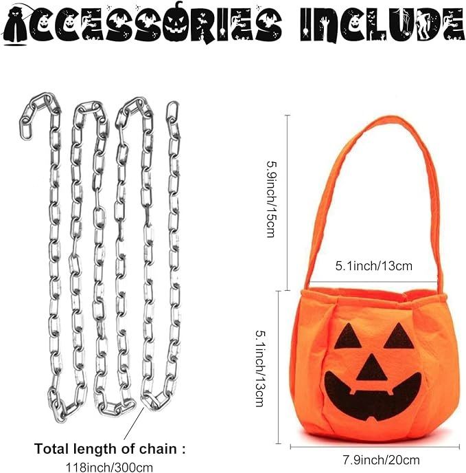 Strój kostium przebranie Halloween karnawał Dziecięcy 10-11 lat 145-155 cm 9449