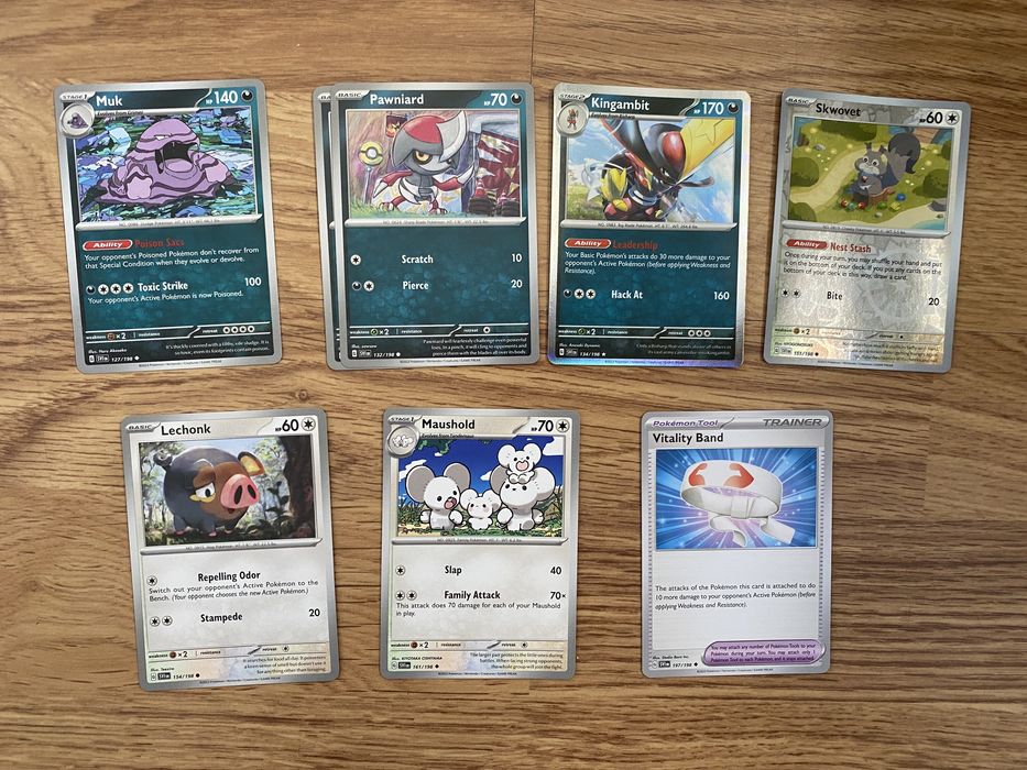 20 Cartas Pokémon Scarlet e Violet