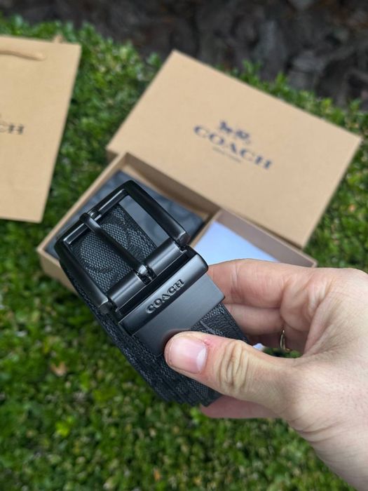 Подарунковий набір Coach New York набор подарочный Коач кошелек ремень