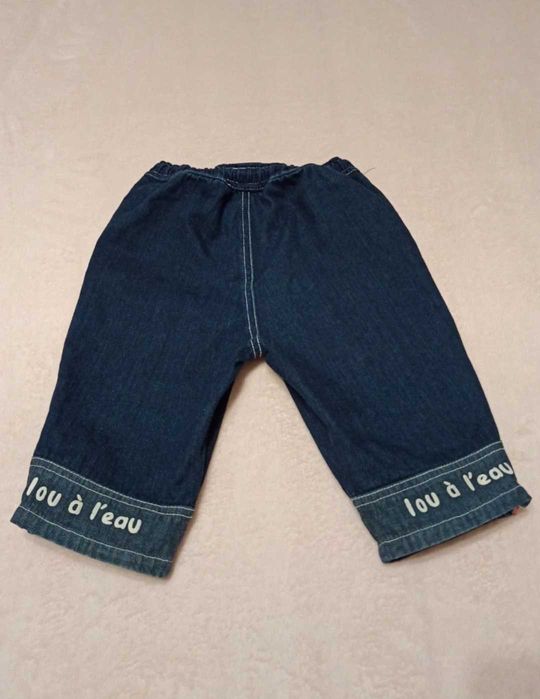 Spodnie jeansy na gumce