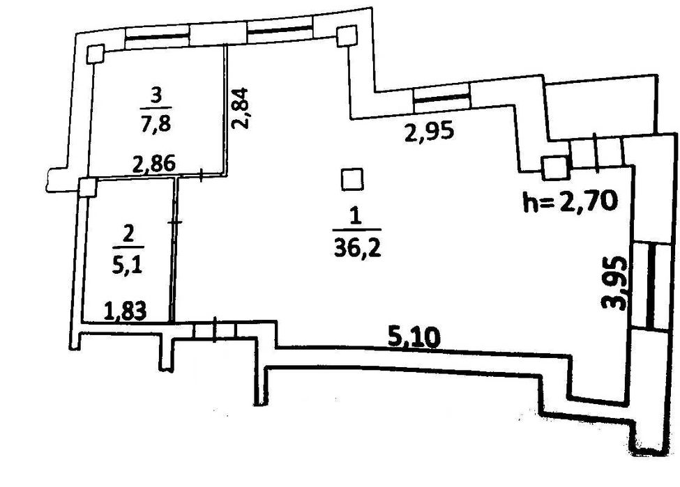 2-комнатная квартира по адресу Куликово поле пл. (площадь 50 м²) - Atlanta.ua - фото 2