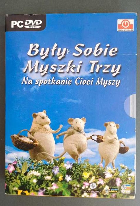 Gra komputerowa dla dzieci Były sobie myszki trzy PC mini gry mozaiki malowanki