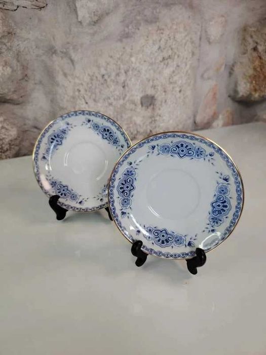 Par de Pratos / Pires Vista Alegre - Porcelana Portuguesa ENVIO GRATIS