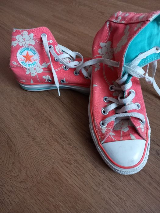 Trampki Converse wysokie damskie, dziewczęce rozmiar 36