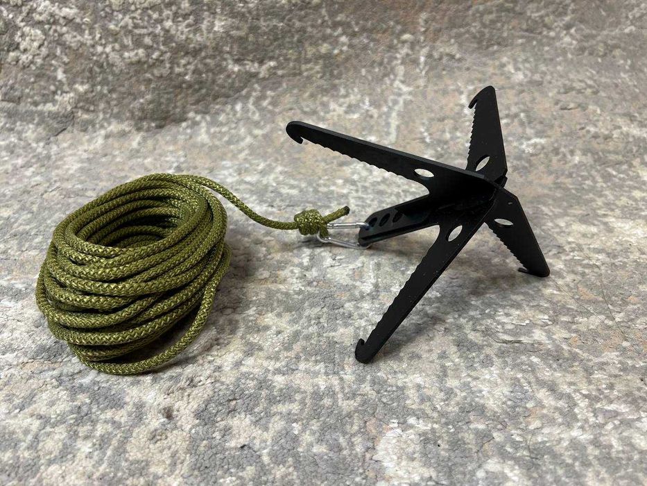 Кішка саперна з паракордом 10м та карабіном - набір для розмінування.