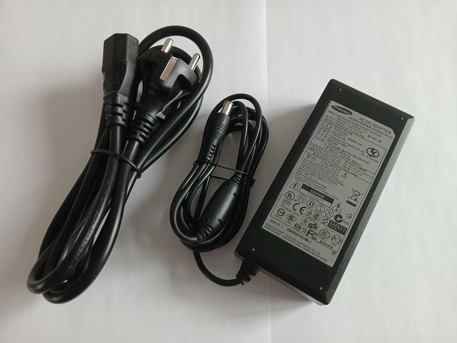 Oryginalny zasilacz monitora Samsung 14V 42W wtyk 6,5/4,4mm + kabel