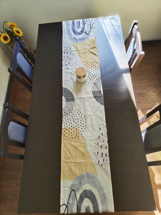Stół rozsuwany 160/200cm + 8 krzeseł