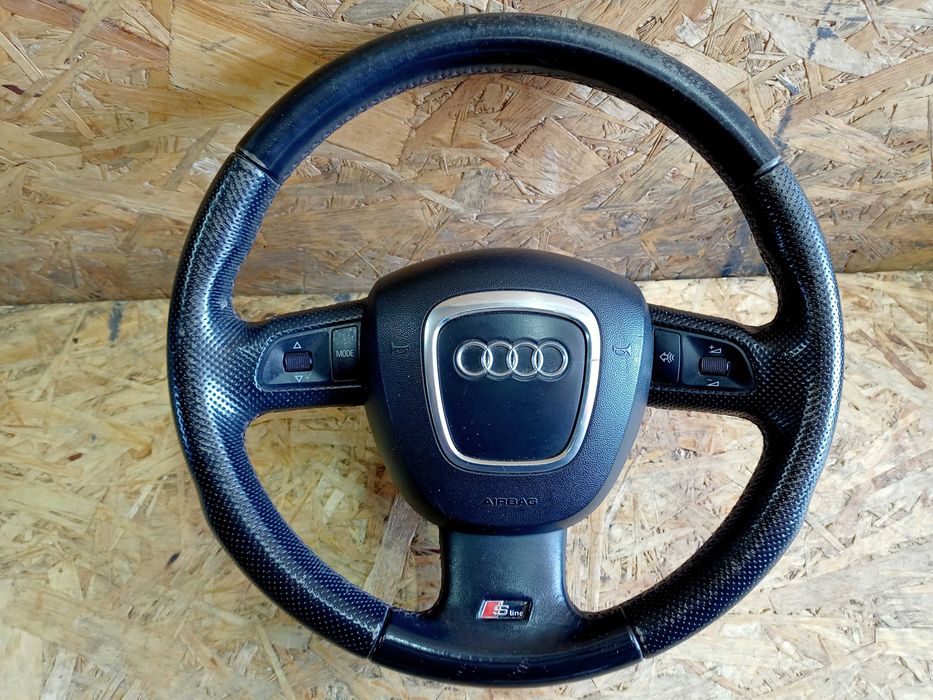 Audi A4 B7 A3 8P A6 C6 kierownica s-line multifunkcja air bag oryginał