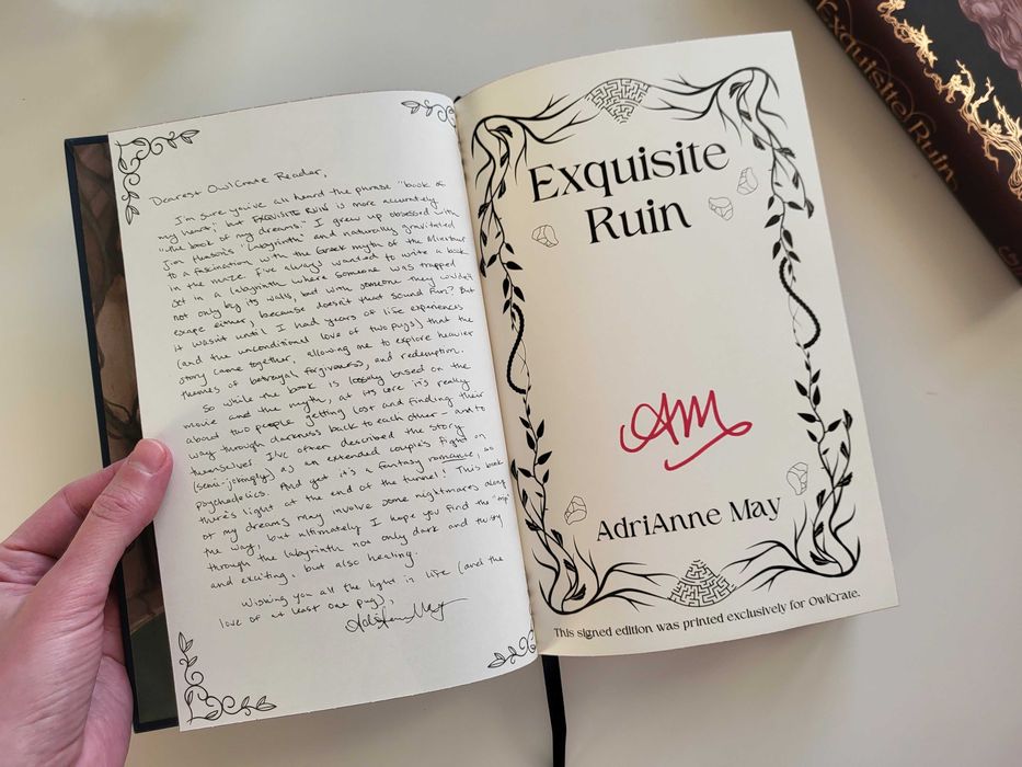 OwlCrate - Exquisite Ruin - AdriAnne May (NOWA)