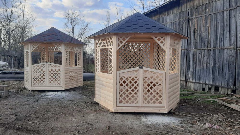 6-кутна Альтанка бесідка на 10-12гостей