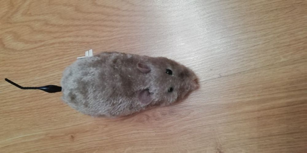 Іграшка для котиків мишка на колесах