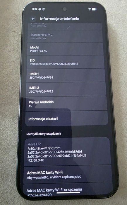 Google pixel 9 Pro XL