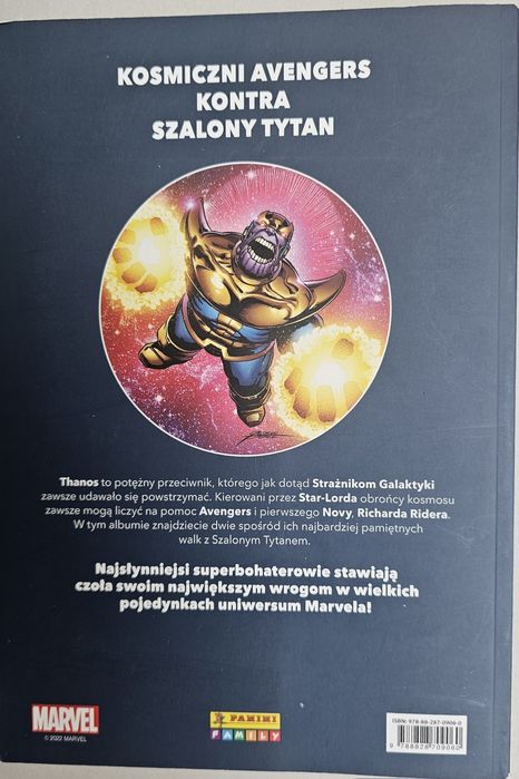 Strażnicy Galaktyki kontra Thanos komiks Marvel